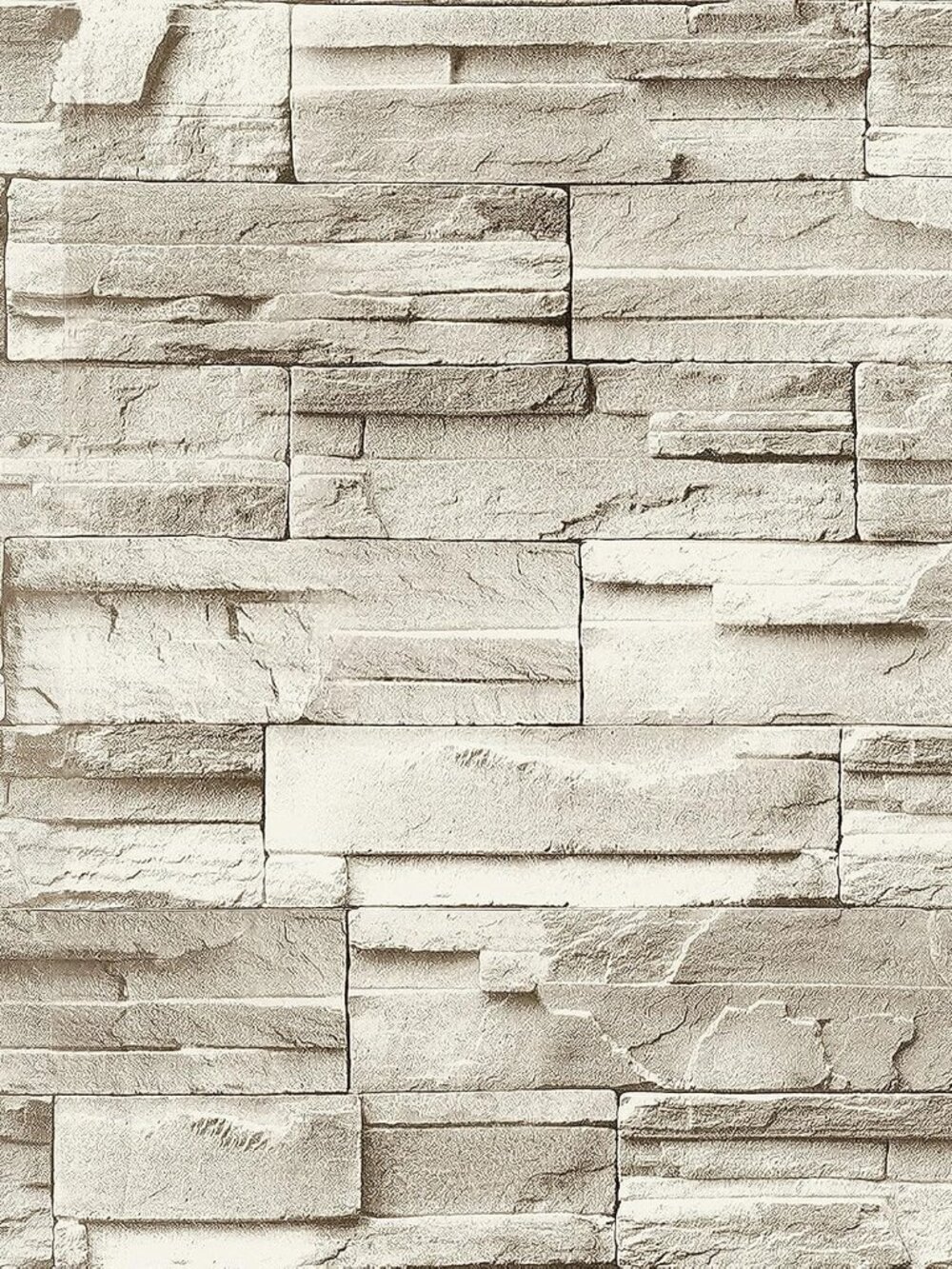 Faux Stone Wallpaper Peel and Stick Brick Wallpaper 17.7”×118.1”